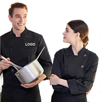 Nouveau chef uniforme chef vêtements boulangerie restaurant cuisine travail porter à manches longues serveuse vestes restauration unisexe chef uniformes