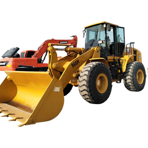 El cargador de neumáticos original japonés Caterpillar CAT 966H CAT966 está equipado con el motor Cat C11ACERT - Product Image 1