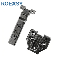 ROEASY-Charnières de meubles à fermeture amortie, accessoires modernes d'armoires de cuisine 3D en fer Bisagra Para Mueble Oculta Bisagra Suave