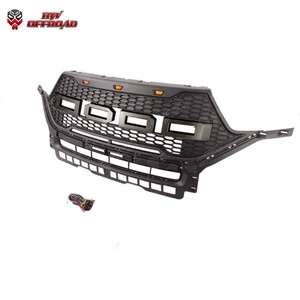 Calandre de remplacement avant en fibre de carbone, 4x4, calandre avec éclairage ambre, accessoire de voiture pour <span class=keywords><strong>Explorer</strong></span> <span class=keywords><strong>2020</strong></span> - Product Image 2