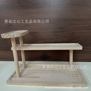 Organizador de Cosméticos de Madera para Escritorio, 3 Niveles, Ecológico, para Maquillaje, Estante para Sala de Estar - Product Image 4