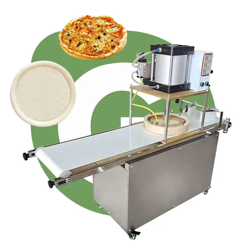 Hướng dẫn sử dụng 30cm Túi cơ sở nhà sản xuất làm cho máy Pate bánh pizza bột tấm bóng Báo Chí ép mở để làm phẳng