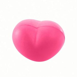 Pelota Antiestrés de Espuma PU con Forma de Corazón, Personalizable con Logotipo, Ecológica, para Aliviar el Estrés - Product Image 4
