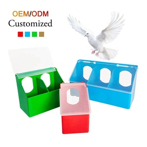 Qa Nhà Máy Bán Hàng Trực Tiếp Mưa Bằng Chứng Parrot Thực Phẩm Dispenser Nhựa Chim Bồ Câu Trung Chuyển - Product Image 1