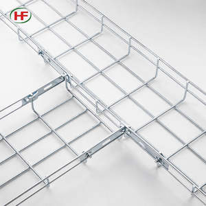 Plateau de gestion de câbles en maille pour bureau, en acier inoxydable, galvanisé à chaud, hauteur 100mm 150mm, pour câbles intérieurs - Product Image 1