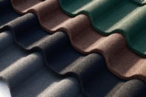 Bardeaux de tuiles métalliques revêtus de pierre pour entrepôts et ateliers Produits de <span class=keywords><strong>toiture</strong></span> de style chinois par les couvreurs locaux - Product Image 5