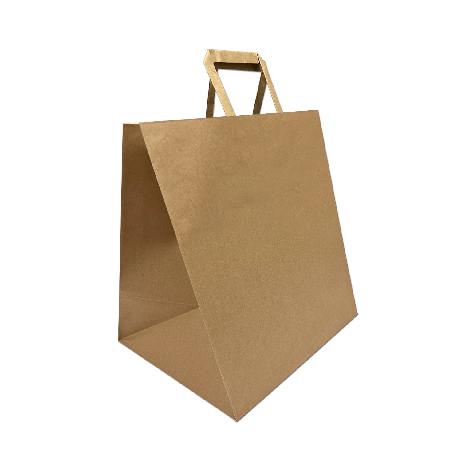 Kraft Paper Bags with Flat Handles 14x10<i></i>x15.75 inches
