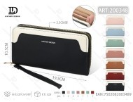 Women's Single Pull Wallet Large Zip Closure Minimalist <b>Wristlet</b> Daily Use - Product Image 1
