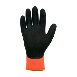 Guanti Towa - 347 8/M Power Grab Thermo 3/4 - Colore: Arancione fluo / Marrone scuro - Guanti da lavoro consigliati - Product Image 2