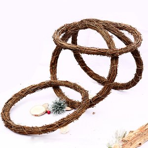 Bán Buôn Vòng Hoa Mây Nho Tự Nhiên Vòng Tròn Mây Mây Liễu Khô Vòng Hoa Giáng Sinh Cho Lễ Hội Cửa Sổ Cửa Hàng Treo - Product Image 2