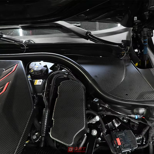 ฝาครอบ ECU สำหรับ BMW G90 M5 ทำจากคาร์บอนไฟเบอร์แห้ง สำหรับตกแต่งช่องเครื่องยนต์  ฝาครอบรีเลย์และแบตเตอรี่ แผ่นป้องกัน - Product Image 5