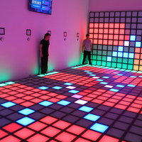 Piste de danse interactive pour jeux d'enfants 30x30cm Lumière de piste de danse interactive à LED jeux lumineu