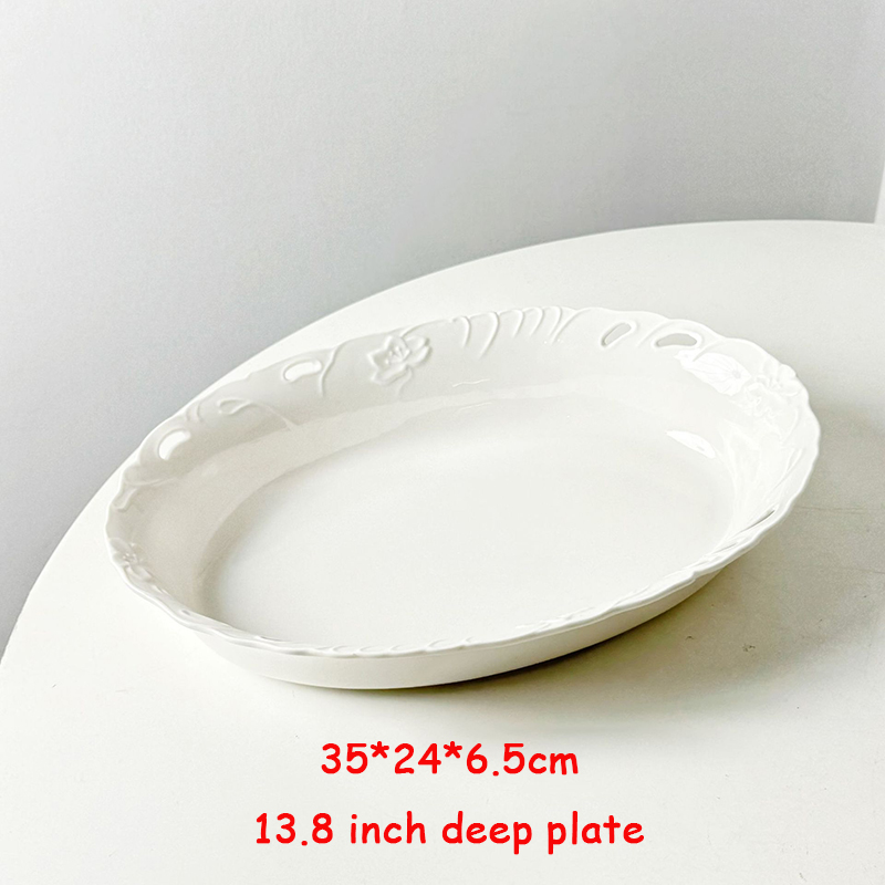 Plaque profonde de 13,8 pouces