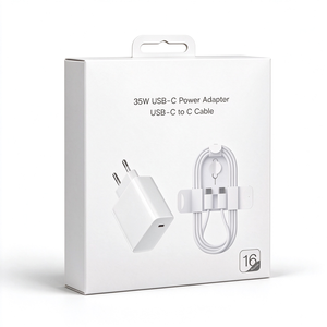 Chargeur mural PD Type C 35W pour iPhone 15 16 17 18, câble de charge Type-C, adaptateur secteur UE US UK, chargeur rapide pour iPhone - Product Image 5