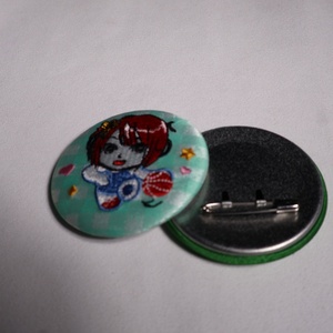 Biểu Tượng Tùy Chỉnh In Offset Trống Kim Loại Tin Tinplate 58Mm Giá Rẻ Từ Pin Tùy Chỉnh Huy Hiệu Nút Cho Khuyến Mãi - Product Image 1