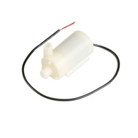 Nouvelle pompe submersible miniature à moteur CC 3V 4.5V 5V, type eau et terre/vertical/horizontal, pour fontaine DC3W avec tuyau d'alimentation