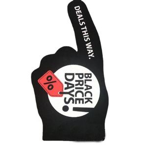 <b>EVA</b> Cheer Foam Hand Cheerleading Cheering Finger Foam Prop Bulk Order Discount - Product Image 1