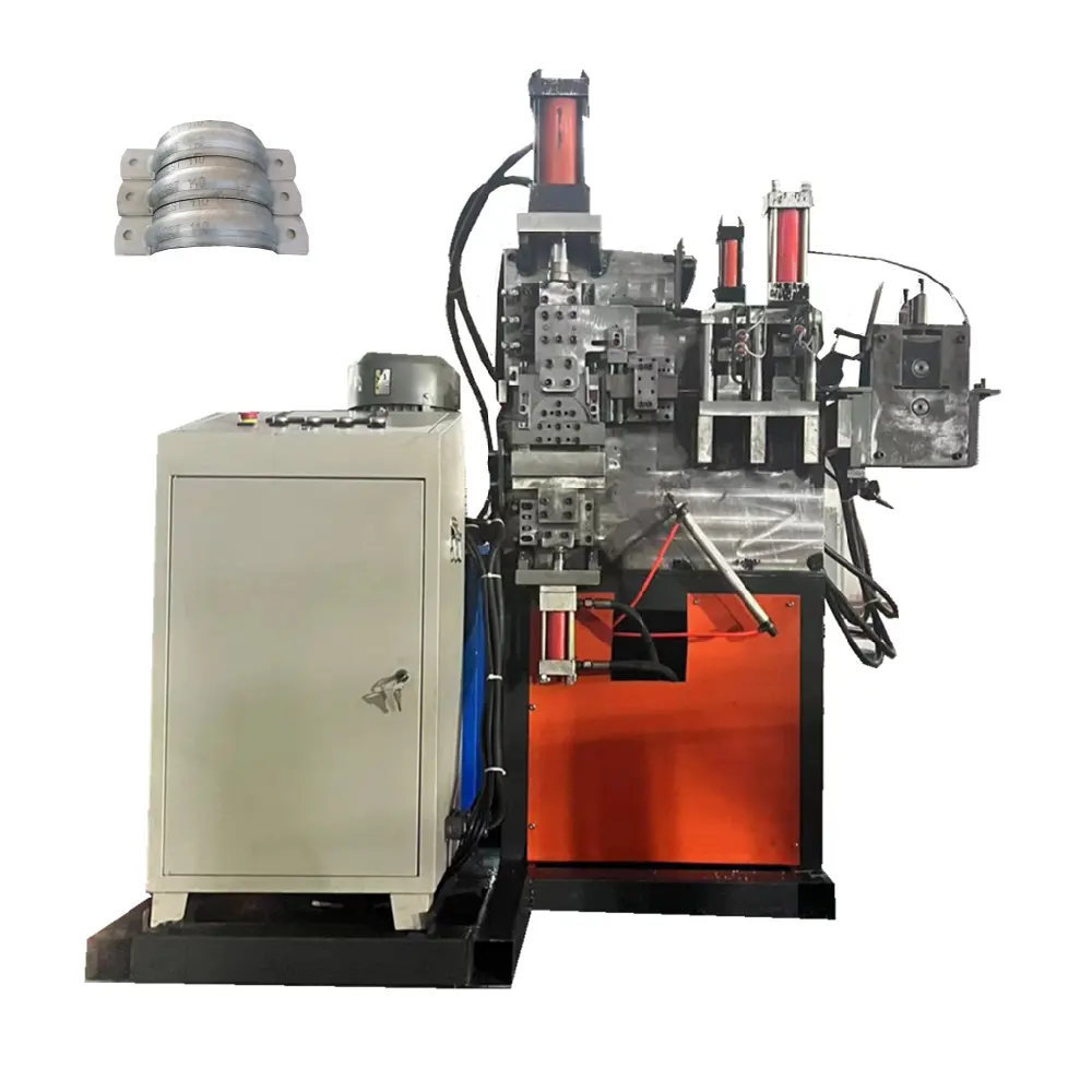 Máquina de fabricación de hierro, sujeción de aro hidráulico, CNC
