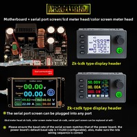Stabilisateur de tension CC réglable CNC à écran couleur ZK6522C, module d'alimentation à tension constante/courant constant