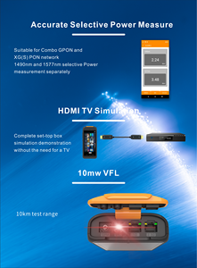 PMT-900s / PMT-900 kỹ thuật số trợ lý FTTH PDA kép 2.5g Ethernet RJ 45 cổng wifi tốc độ kiểm tra 4G + 64G / 6G + 128G - Product Image 5
