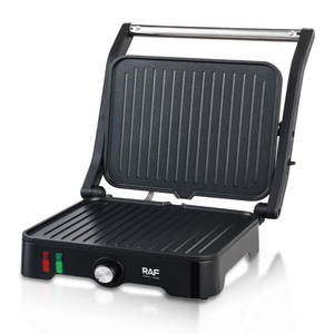 RAF 1500W Steak Machine Table With Adjustable Temperature Control Uniform Heating Plates and Easy Clean Design Panini Press - Product Image 1