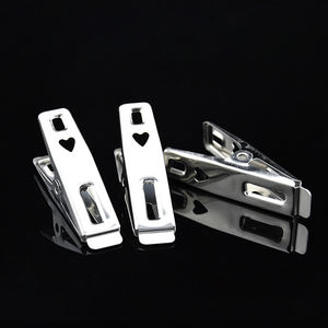 Pinces à Linge Robustes en Acier Inoxydable <span class=keywords><strong>pour</strong></span> Serviettes, Cintres, Pinces à Lessive en Métal <span class=keywords><strong>pour</strong></span> Sécher les Chaussettes - Product Image 3