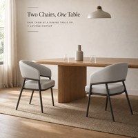 Tabouret de bar en cuir gris clair avec accoudoirs, coussin épais, base en métal, siège commercial contemporain