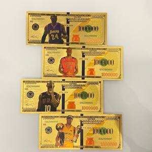 عملة تذكارية فئة 100 دولار، مطبوعة بورقة ذهبية، تكريما لمباراة كرة السلة بمناسبة مليون مراقبة، فئة مائة دولار - Product Image 5