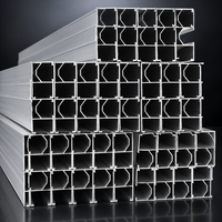 Profilés de rail en aluminium antirouille pour poutres de support PV, composants pour système de rayonnage modulaire de parking
