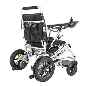 Fauteuil roulant électrique portable de réadaptation KSM-601MR, moteur puissant de 500 W, design inclinable manuel, siège avec coussin en silicone - Product Image 3