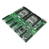 Carte mère d'ordinateur de haute qualité Dual Xeon E5 LGA2011-3 Single LAN 8 DDR4 SATA M-SATA 6 GPU PCI-E M.2 pour poste de travail