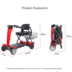 Lightweight Handicapped <b>Scooters</b> Electric <b>Mobility</b> <b>Scooter</b> for Seniors Disabled - Product Image 3