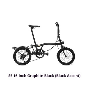 Vélo pliant de style <span class=keywords><strong>Brompton</strong></span> à 3 plis, 16 <span class=keywords><strong>pouces</strong></span>, compact, portable, pour les trajets quotidiens - Product Image 4