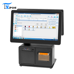 15.6inch 1920x1080 Intel Core Powered All-in-One hệ thống <span class=keywords><strong>POS</strong></span> cho Windows 10/11 Màn hình kép nhà hàng thanh toán thiết bị đầu cuối - Product Image 3