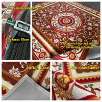 Tapis de luxe en polyester imprimé, antidérapant, résistant aux taches, moderne, abstrait, lavable, pour chambre à coucher, vente en gros, personnalisable
