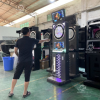 Machine de jeu de fléchettes électronique de luxe à monnayeur Maker avec écran d'affichage pour divertissement en salle d'arcade
