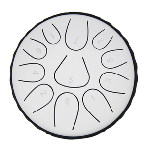 Ensemble de tambour à langue en acier de qualité supérieure, 6 pouces, 11 notes, gamme diatonique complète, élégant et minimaliste, idéal pour <span class=keywords><strong>les</strong></span> cadeaux de fêtes et la décoration intérieure - Product Image 2
