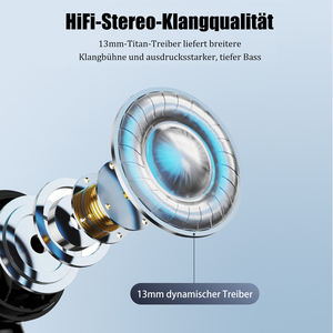 IPX5 Impermeable Tipo-C <span class=keywords><strong>J8Pro</strong></span> ENC Auriculares Sport Touch TWS Auriculares internos inalámbricos con batería Pantalla digital - Product Image 5