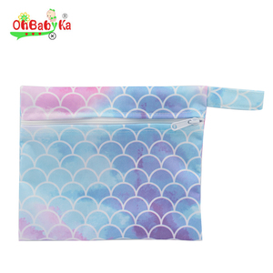 Ohbabyka Cloth Diaper <strong>Wet</strong> <strong>Bag</strong> Waterproof <strong>Wet</strong> <strong>Bag</strong> for Swim Wear Dirty Diaper <strong>Wet</strong> <strong>Bag</strong> - Product Image 3