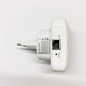 เครื่องขยายสัญญาณไวไฟ 2.4G 300Mbps ตัวขยายสัญญาณไร้สายพร้อมพอร์ต LAN อะแดปเตอร์ WPS สำหรับบ้านและสำนักงาน - Product Image 6