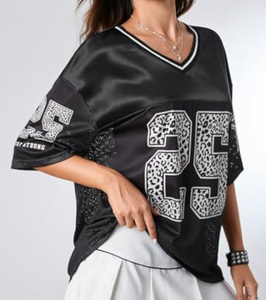 Tonton Sportswear – Nouveaux hauts d'é<span class=keywords><strong>t</strong></span>é surdimensionnés pour femmes, design personnalisé, <span class=keywords><strong>t</strong></span>-shirts graphiques grunge, streetwear Y2K, chemises à manches courtes - Product Image 4