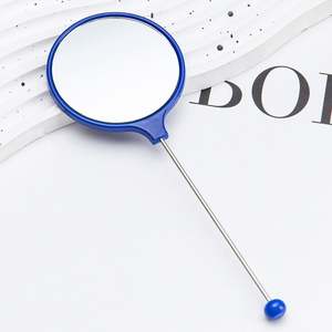 DIY Beaded Fashionable Geometry Pattern Handheld <b>Mirror</b> for Women-Portable <b>Compact</b> Makeup <b>Mirror</b> Handle Perfect Valentine's Day - Product Image 3