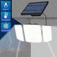 Lampes solaires LED personnalisées en gros pour l'extérieur, étanches, à détection de mouvement, pour rues, jardins, couloirs et murs.