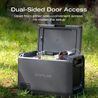 Réfrigérateur solaire portable EcoFlow GLACIER Classic 35L avec compresseur, refroidissement silencieux 39H, double température, IPX4, 6 options de charge