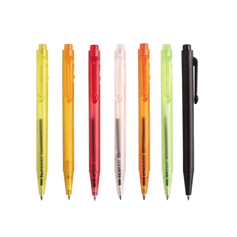 10.4CM Mini Ballpoint Pen Memo Companion Pen Plastic Simple Short Pen