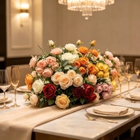 Bouquet de 5 mini-roses artificielles en soie, fausses petites roses pour décoration de mariage, lot de fleurs artificielles, vente en gros d'usine OEM ODM