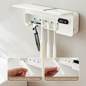 Soporte para Cepillos de Dientes Recargable de Pared con Función de Secado por Aire, Caja Esterilizadora UV para Baño, Hogar y Hotel - Product Image 2