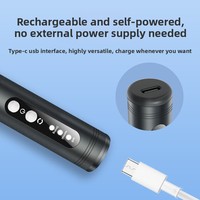 Lime à ongles électrique rechargeable 19000 tr/min, type stylo, 3 vitesses, bidirectionnelle, Type-C, légère, kit de manucure et pédicure pour salon