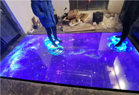Support de piste de danse à LED, panneaux muraux, écran tactile, numérique, carrelage couleur, jeu de danse