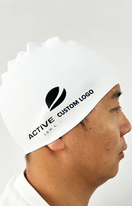 Gorro de natación de silicona sin costuras <span class=keywords><strong>para</strong></span> adultos, 100%, a prueba de <span class=keywords><strong>fugas</strong></span>, Logo personalizado, baja cantidad mínima - Product Image 6